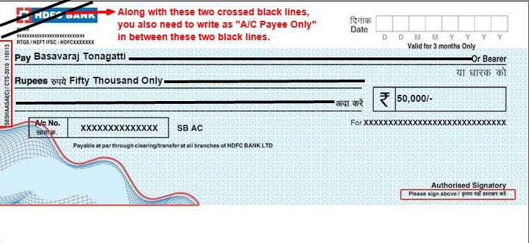 CROSSED CHECK