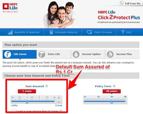 1 Crore Term Insurance