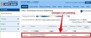 HDFC Bank check bank statements