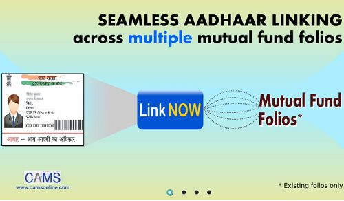 link Aadhaar to Mutual Funds folios online
