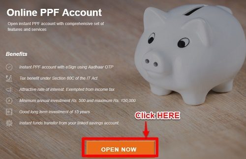 Online PPF Account Open Now