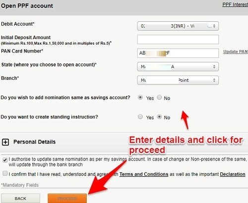 Open PPF Account instantly ICICI