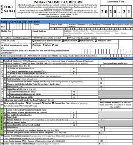 Download Income Tax Return Forms AY 2020-21