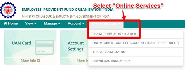 New online EPF Advance Rules 2020