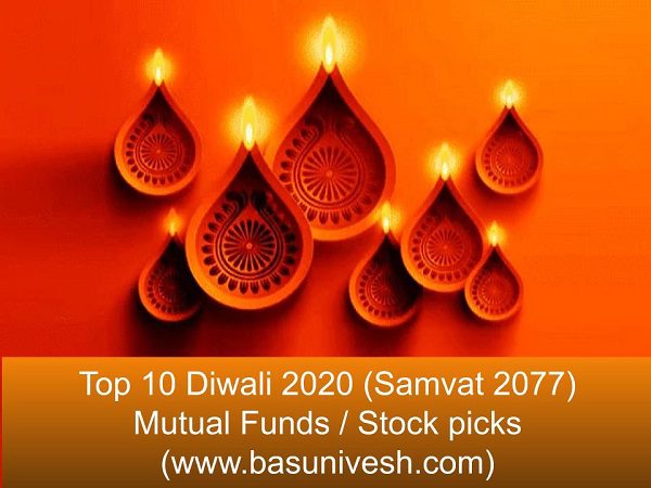 Top 10 Diwali 2020 (Samvat 2077) Mutual Funds / Stock picks